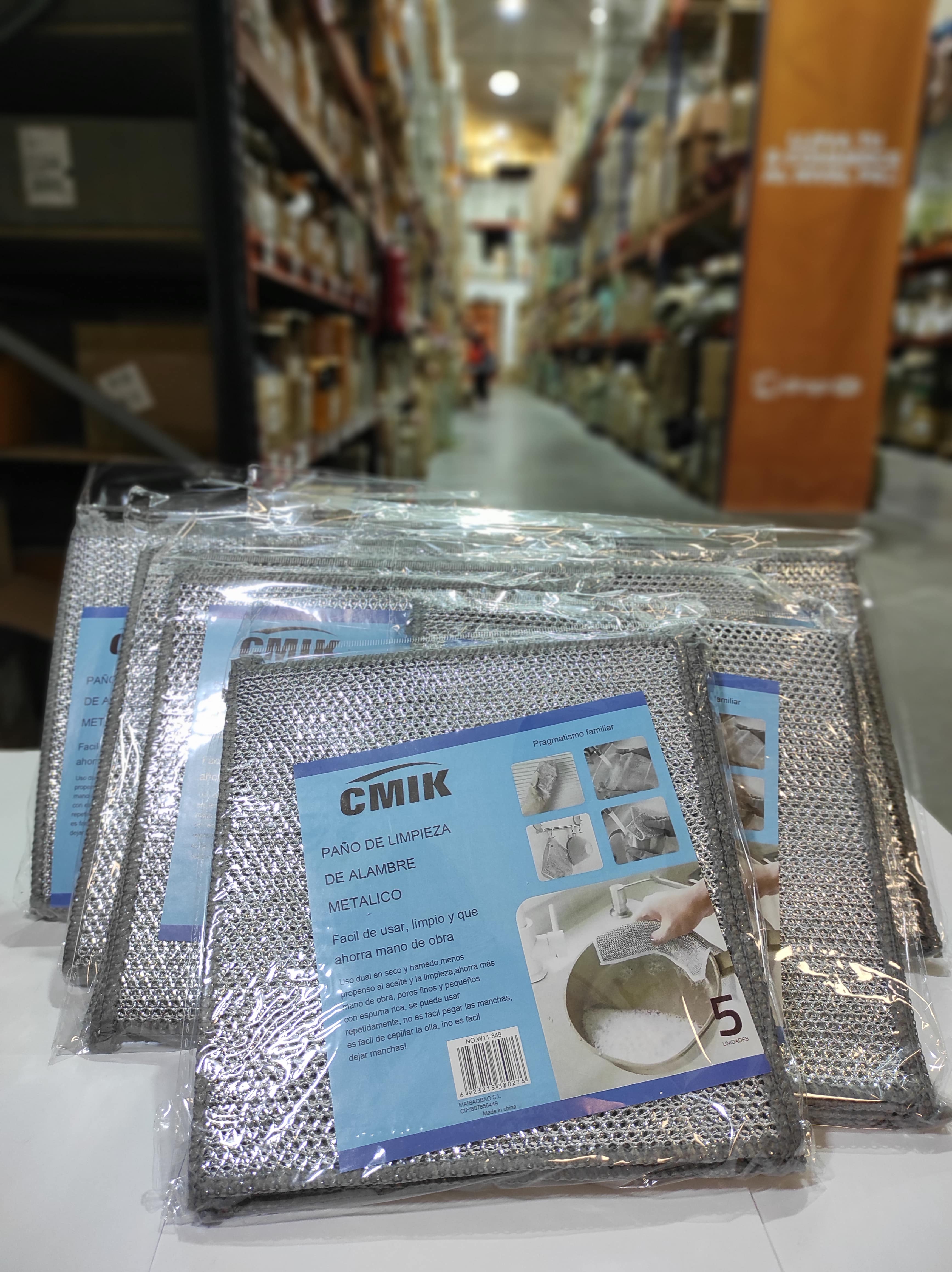 Pack de 5 paños de limpieza de malla de alambre - additional image 4