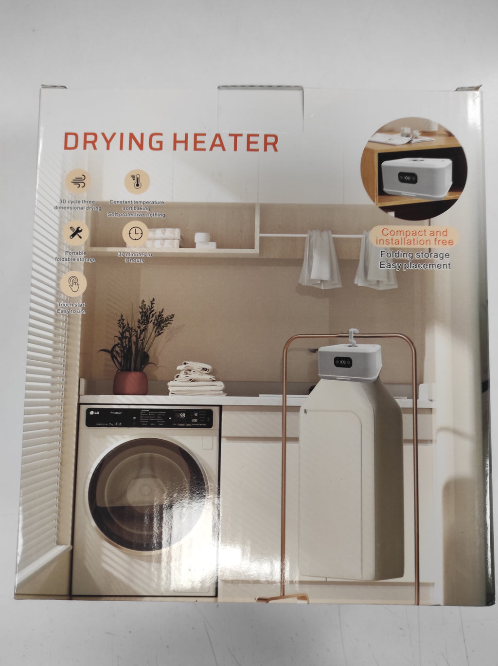 Secadora de ropa eléctrica portátil - additional image 2