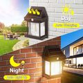 Lámpara solar exterior con sensor de movimiento
