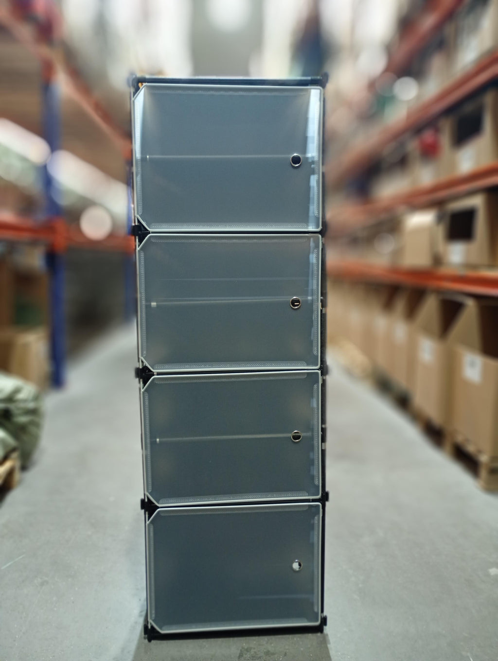 Zapatero de plástico de 10 niveles con puerta - additional image 1